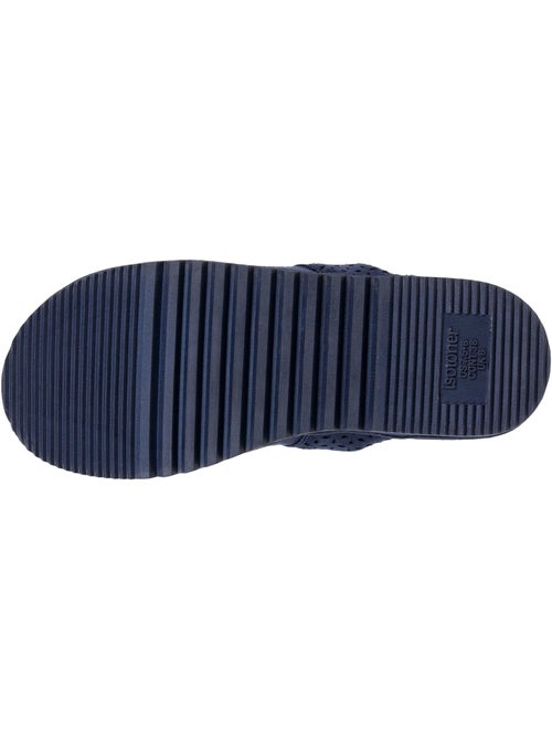 Chaussons mules ultra confortables, en suédine femme Isotoner - Kiabi