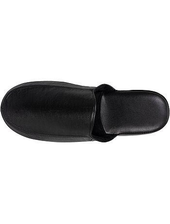 Chaussons mules ultra confortables et léger en cuir homme