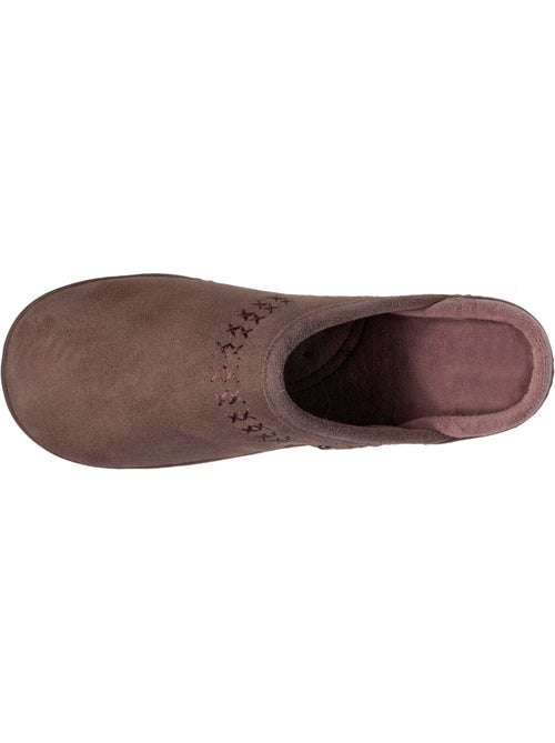 Chaussons mules ultra confortables et légères, en coton femme isotoner - Kiabi Chaussons mules ultra confortables et légères, en coton femme isotoner - Kiabi