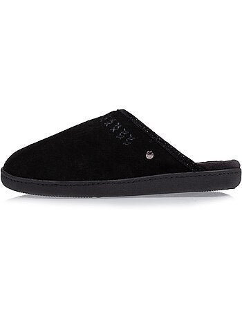 Chaussons mules ultra confortables et légères, en coton femme