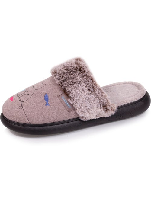 Chaussons mules ultra confortables et légères femme Isotoner - Kiabi