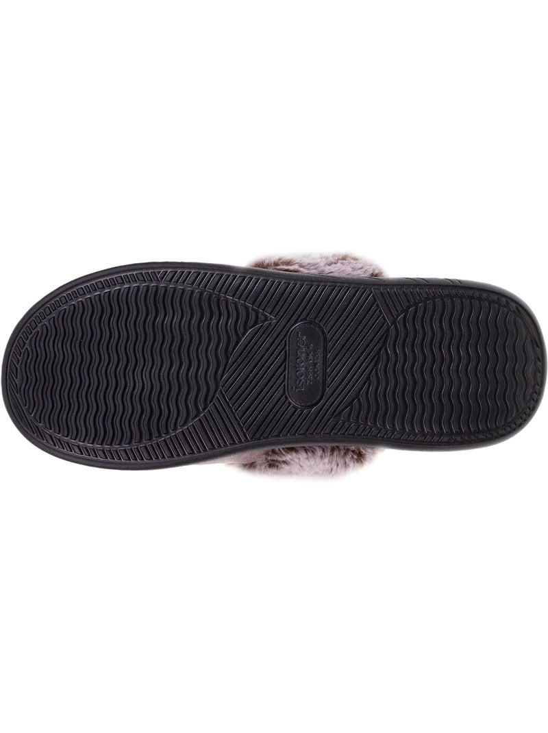 Chaussons mules ultra confortables et légères femme Isotoner Marron clair - Kiabi