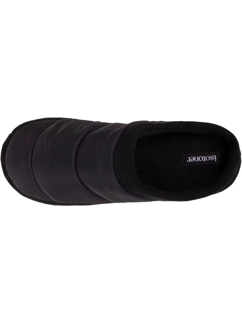 Chaussons mules ultra confortables et légères, semelle homme Isotoner Noir - Kiabi
