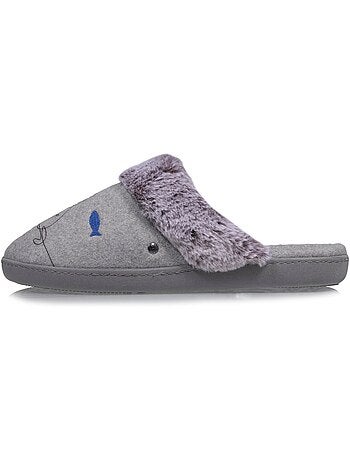 Chaussons mules ultra confortables et légers, mousse à femme isotoner