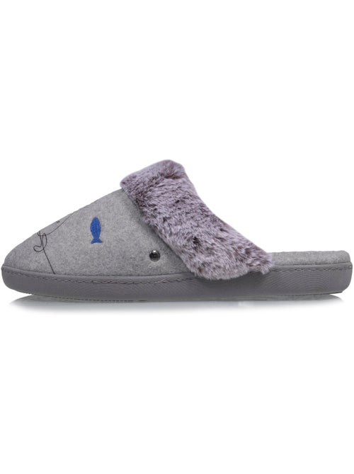 Chaussons mules ultra confortables et légers, mousse à femme isotoner - Kiabi
