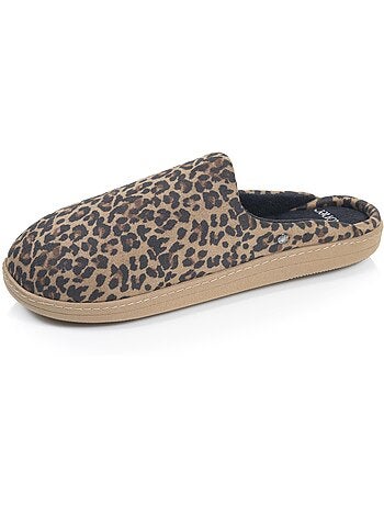 Chaussons mules ultra confortables et légers, mousse mémoire de forme, femme isotoner