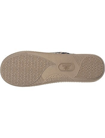 Chaussons mules ultra confortables et légers, mousse mémoire de forme, femme isotoner