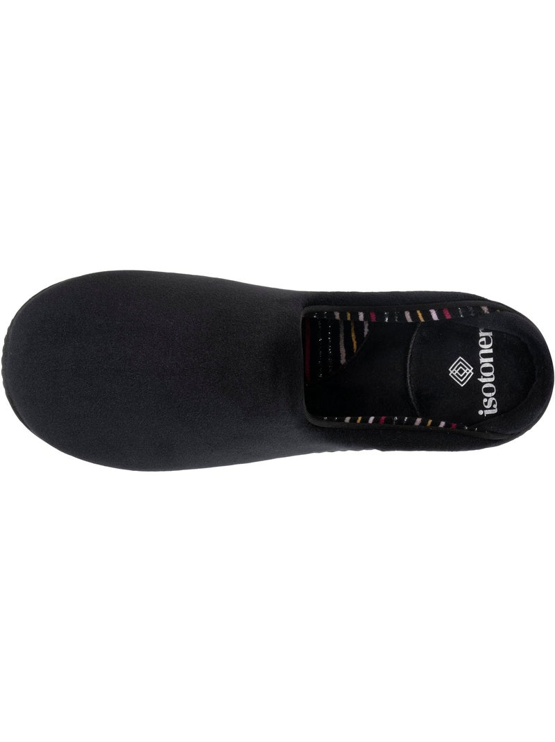 Chaussons mules ultra confortables et légers, mousse à femme isotoner Noir - Kiabi