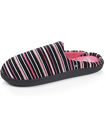 Chaussons mules ultra confortables et légers, mousse mémoire de forme, femme isotoner