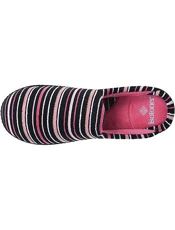 Chaussons mules ultra confortables et légers, mousse mémoire de forme, femme isotoner