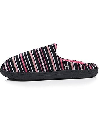 Chaussons mules ultra confortables et légers, mousse mémoire de forme, femme isotoner