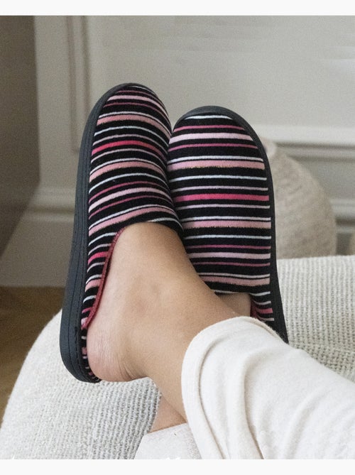 Chaussons mules ultra confortables et légers, mousse à femme isotoner - Kiabi