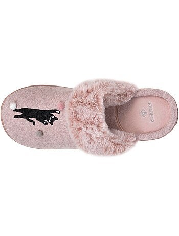 Chaussons mules ultra confortables et légers, mousse à femme isotoner