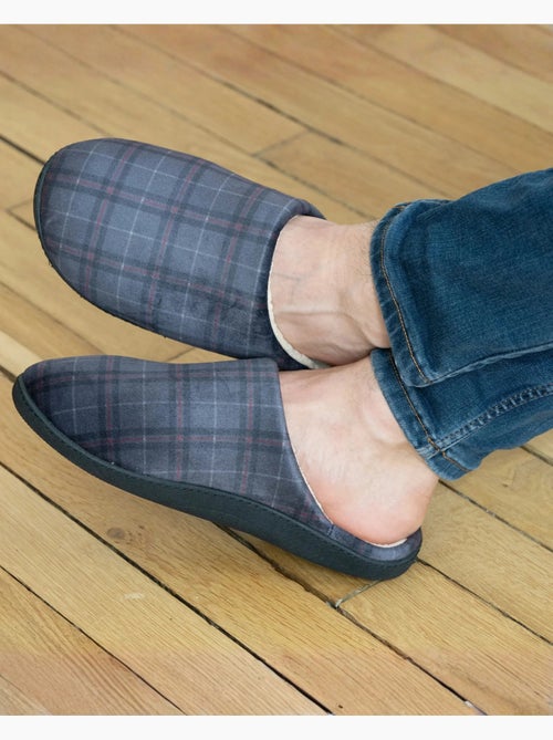 Chaussons mules ultra confortables et légers, mousse à homme isotoner - Kiabi Chaussons mules ultra confortables et légers, mousse à homme isotoner - Kiabi