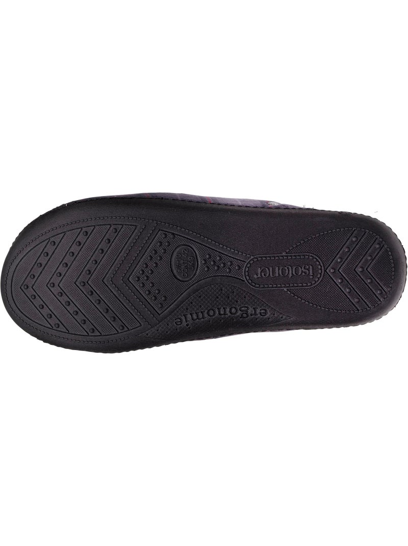 Chaussons mules ultra confortables et légers, mousse à homme isotoner Gris - Kiabi