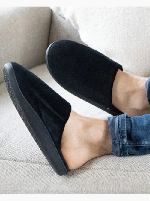 Chaussons mules ultra confortables et légers, mousse à homme isotoner - Kiabi Chaussons mules ultra confortables et légers, mousse à homme isotoner - Kiabi