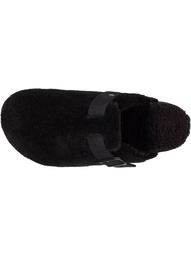 Chaussons mules ultra confortables et tendance grâce à homme isotoner Noir - Kiabi