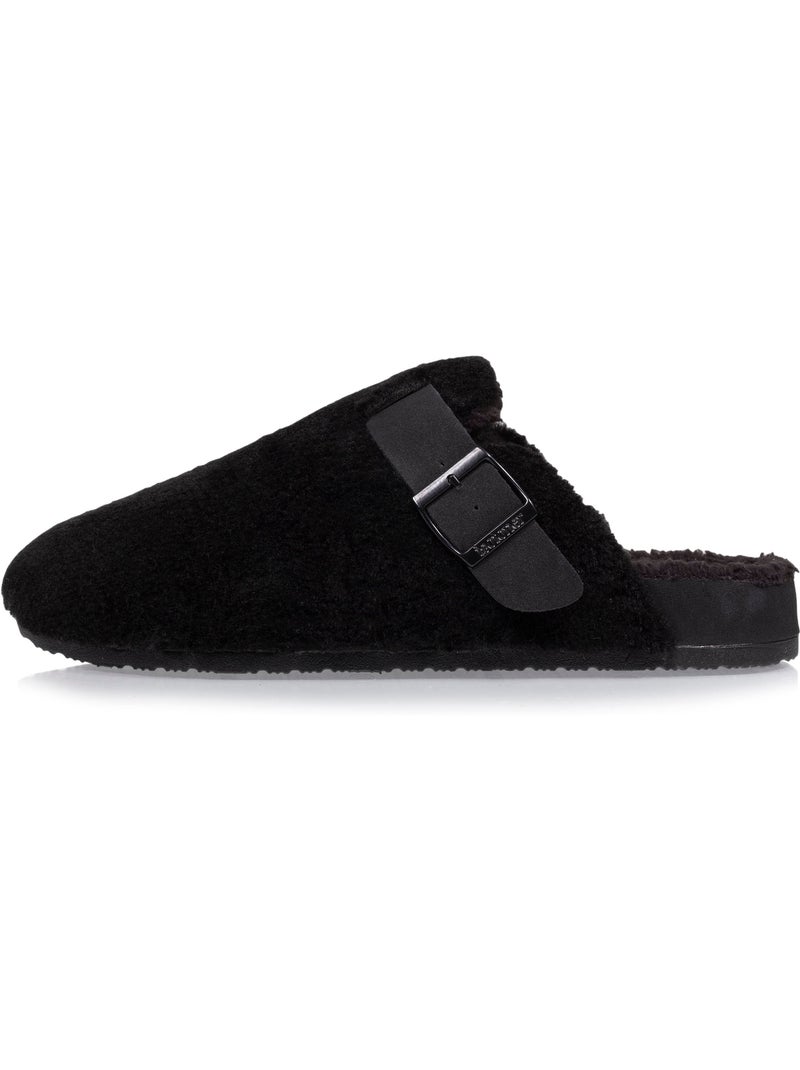 Chaussons mules ultra confortables et tendance grâce à homme isotoner Noir - Kiabi