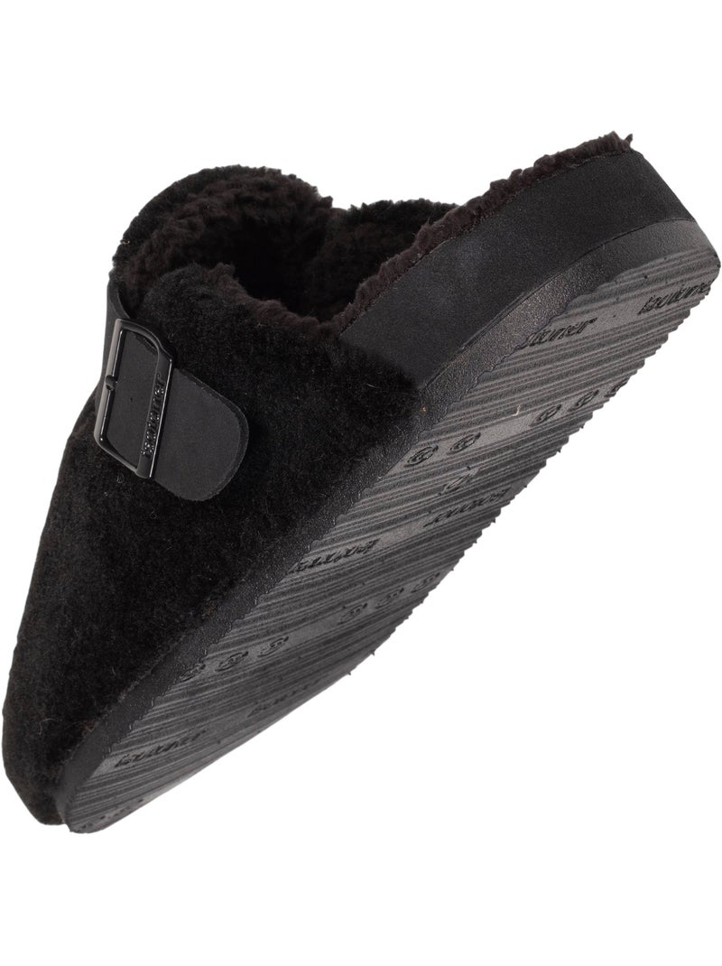 Chaussons mules ultra confortables et tendance grâce à homme isotoner Noir - Kiabi