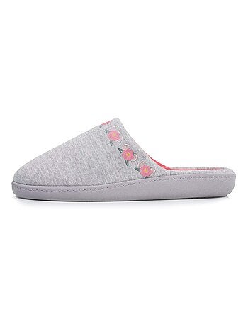 Chaussons mules ultra confortables, faciles à enfiler femme Isotoner