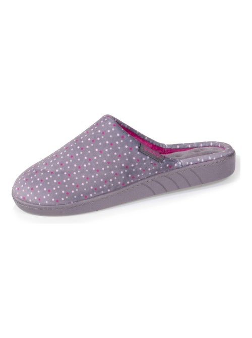 Chaussons mules ultra confortables, semelle à mémoire de femme Isotoner - Kiabi