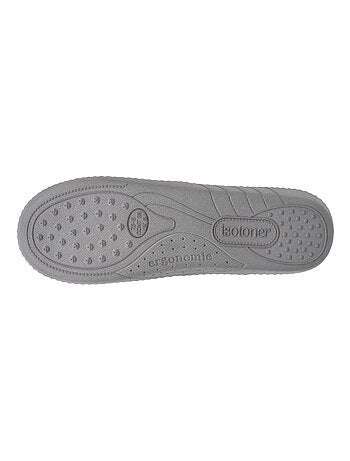 Chaussons mules ultra confortables semelle à mémoire de forme femme Isotoner