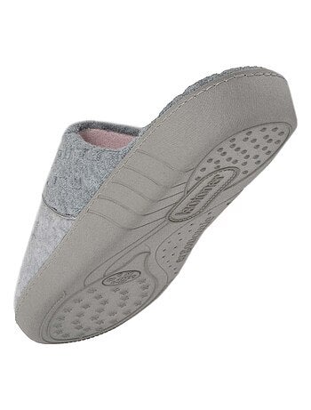 Chaussons mules ultra confortables semelle à mémoire de forme femme Isotoner