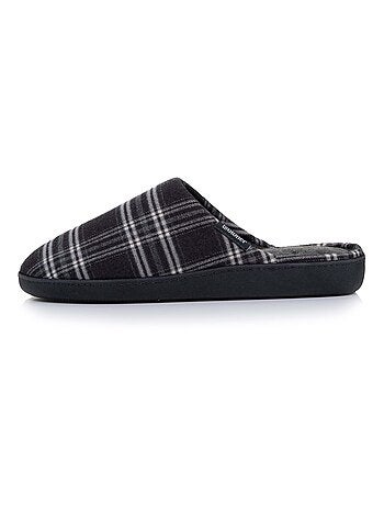 Chaussons mules ultra confortables semelle à mémoire de forme homme Isotoner