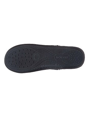 Chaussons mules ultra confortables semelle à mémoire de forme homme Isotoner