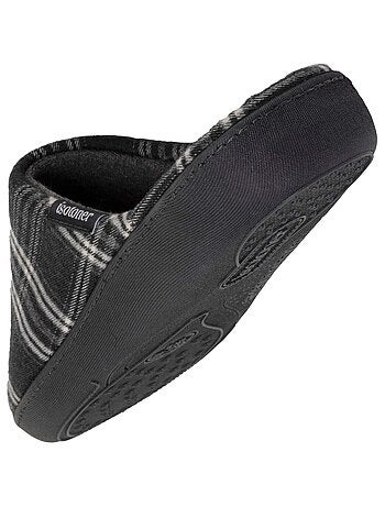 Chaussons mules ultra confortables semelle à mémoire de forme homme Isotoner