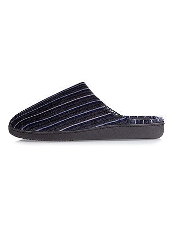 Chaussons mules ultra confortables, semelle mémoire de forme, soutien voûte plantaire homme Isotoner