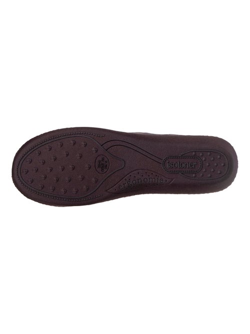 Chaussons mules ultra doux, ultra confort talon de 4 cm femme Isotoner - Kiabi