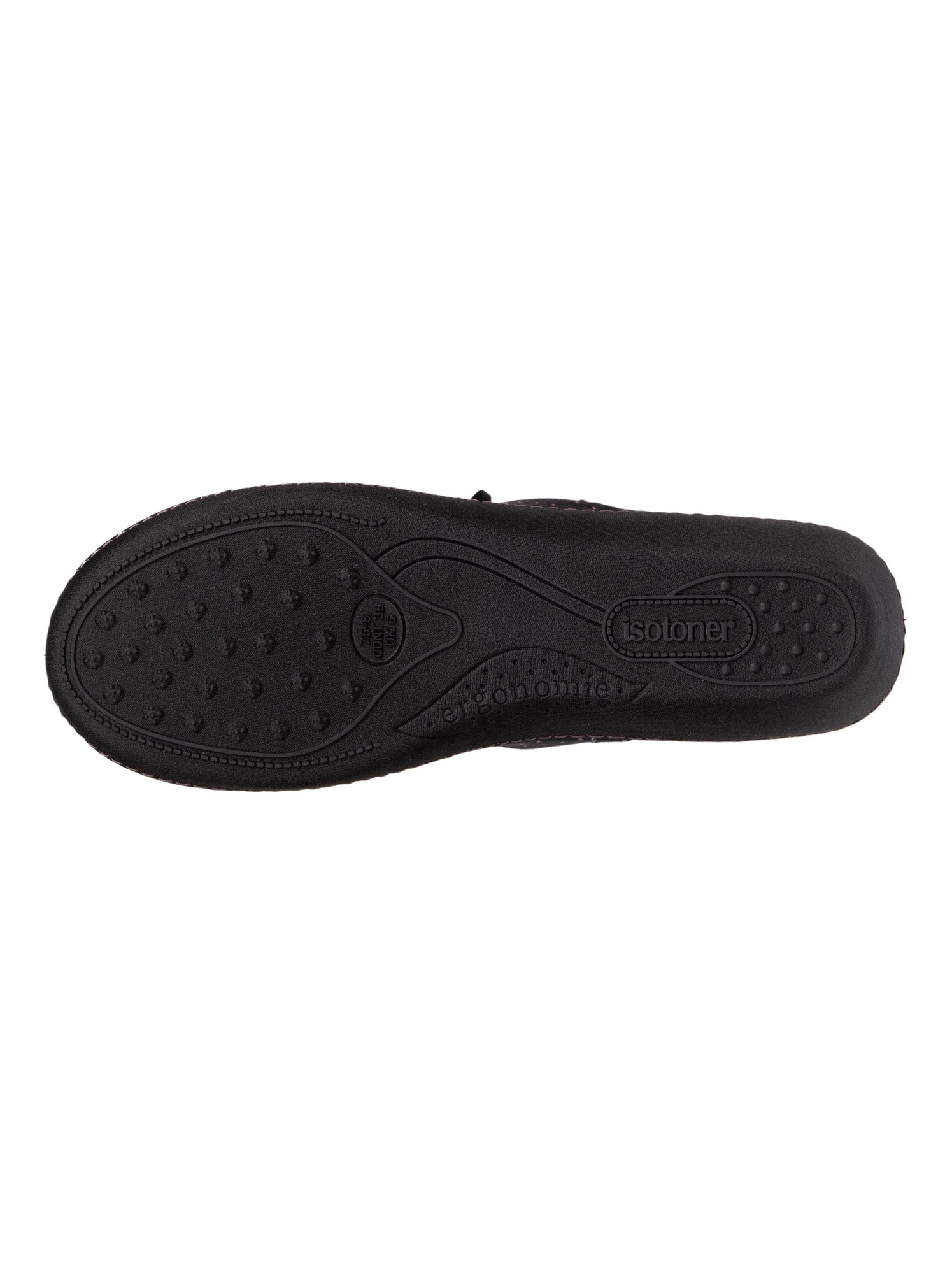 Isotoner - Mules Femme En Velours Ultra Doux Avec Semelle Plateforme 3,7 Cm - Taille 37 - 4