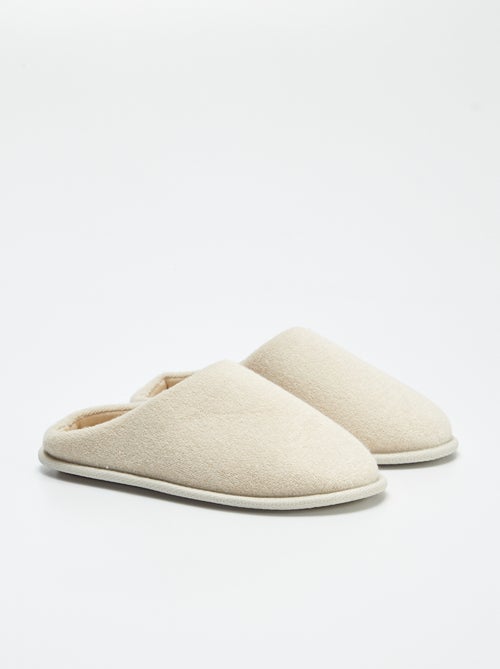 Chaussons mules unis - Kiabi