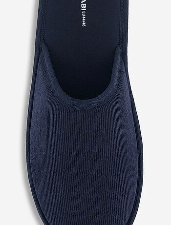 Chaussons mules unis