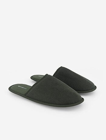 Chaussons mules unis