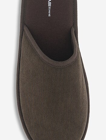 Chaussons mules unis