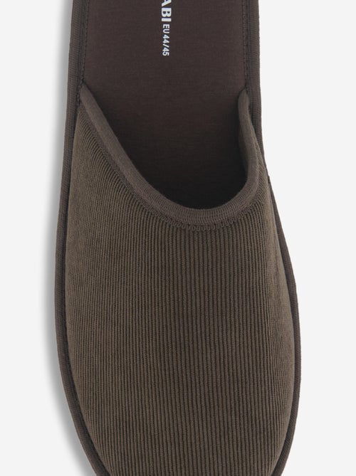 Chaussons mules unis - Kiabi