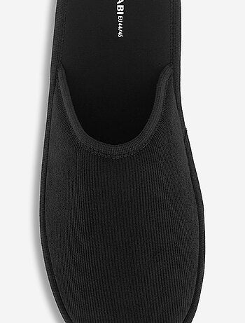 Chaussons mules unis