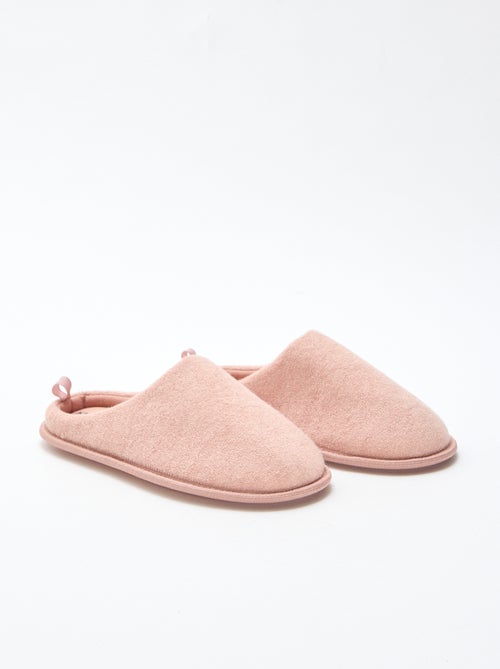 Chaussons mules unis - Kiabi