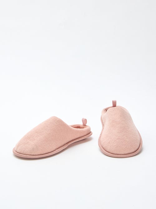 Chaussons mules unis - Kiabi