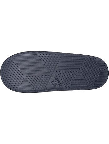 Chaussons mules velours semelle bloup extra confort homme isotoner