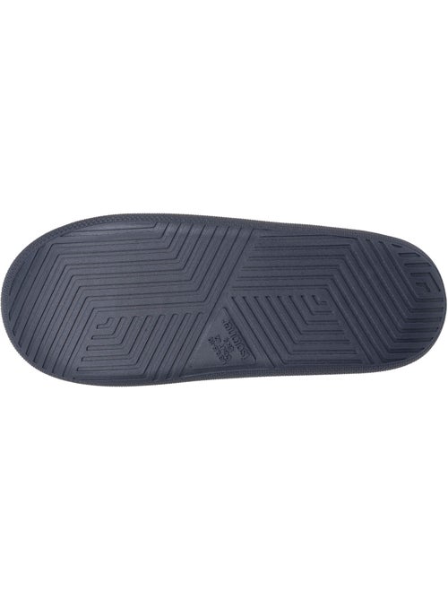 Chaussons mules velours semelle bloup extra confort homme isotoner - Kiabi