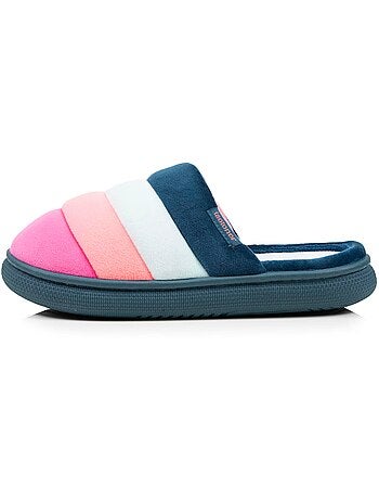 Chaussons mules suédine semelle bloup xtra confort femme Isotoner