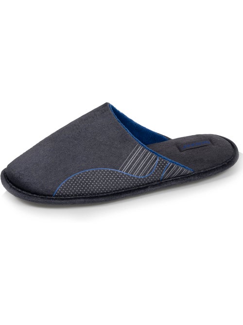 Chaussons mules velours, semelle ergonomique, mousse à homme Isotoner - Kiabi Chaussons mules velours, semelle ergonomique, mousse à homme Isotoner - Kiabi