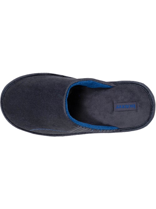 Chaussons mules velours, semelle ergonomique, mousse à homme Isotoner - Kiabi Chaussons mules velours, semelle ergonomique, mousse à homme Isotoner - Kiabi