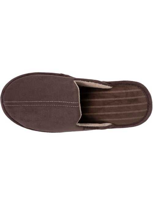Chaussons mules velours, semelle ergonomique, mousse à homme Isotoner - Kiabi