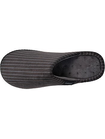 Chaussons mules velours semelle ergonomique soutien homme