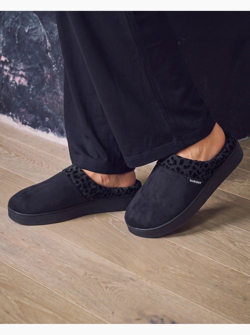 Chaussons mules velours ultra doux, compensées femme - Kiabi Chaussons mules velours ultra doux, compensées femme - Kiabi