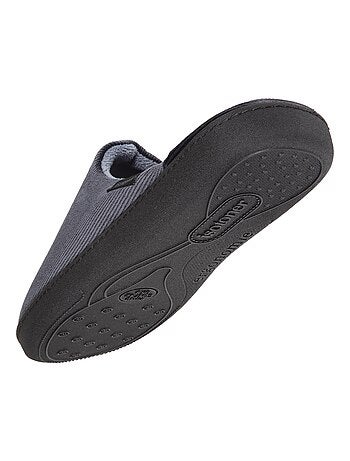 Chaussons mules velours ultra doux homme Isotoner